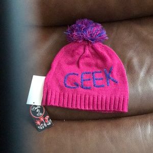 Made for me hat in berry color chic and Geek
